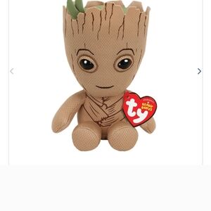 Marvel Groot Stuffed Animal Brown and Green